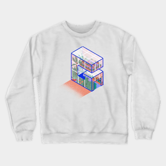 Green house Crewneck Sweatshirt by Lethy studio